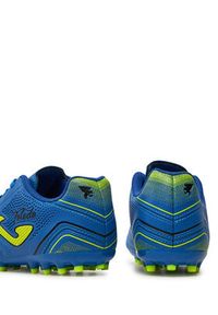 Joma Buty do piłki nożnej Toledo Jr TOJW2404AG Niebieski. Kolor: niebieski. Materiał: skóra #4