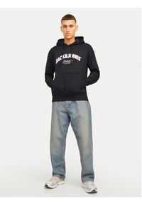 Jack & Jones - Jack&Jones Bluza Bronx 12262919 Czarny Regular Fit. Kolor: czarny. Materiał: bawełna, syntetyk