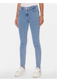 Tommy Jeans Jeansy Nora DW0DW16011 Niebieski Skinny Fit. Kolor: niebieski