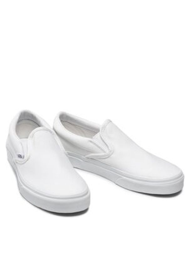 Vans Tenisówki Classic Slip-On VN000EYEW00. Zapięcie: bez zapięcia. Kolor: biały. Materiał: materiał