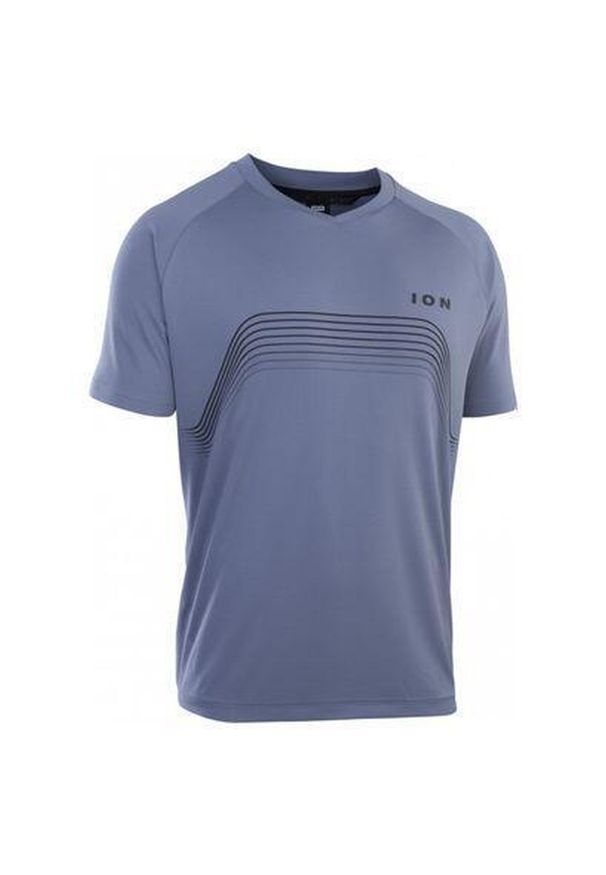 Koszulka rowerowa męska ION Traze. Kolor: wielokolorowy, niebieski, szary. Sport: kolarstwo