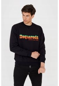 DSQUARED2 Czarna męska bluza cool fit, Rozmiar L. Kolor: czarny #7