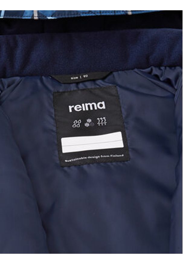 Reima Kurtka zimowa Kustavi 5100122A Granatowy Regular Fit. Kolor: niebieski. Materiał: syntetyk. Sezon: zima
