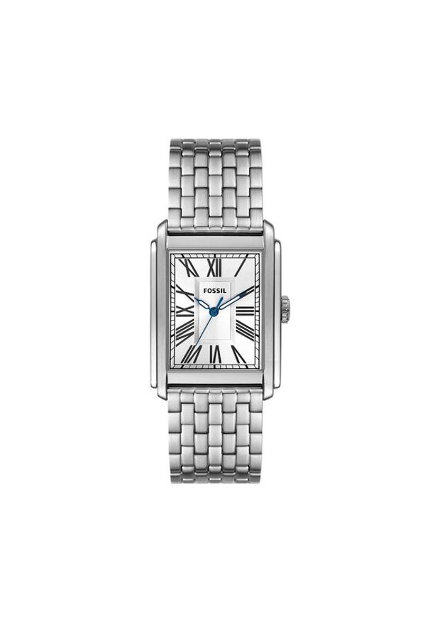 Fossil Zegarek Carraway FS6008 Srebrny. Kolor: srebrny
