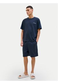 Jack & Jones - Jack&Jones Piżama Everest 12273635 Granatowy Standard Fit. Kolor: niebieski. Materiał: bawełna #5