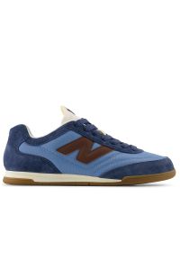 Buty New Balance URC42PMA - niebieskie. Kolor: niebieski. Materiał: guma, syntetyk, skóra, materiał. Szerokość cholewki: normalna