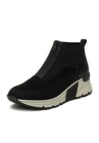 Rieker Sneakersy N6352-00 Czarny. Kolor: czarny. Materiał: syntetyk, materiał #4