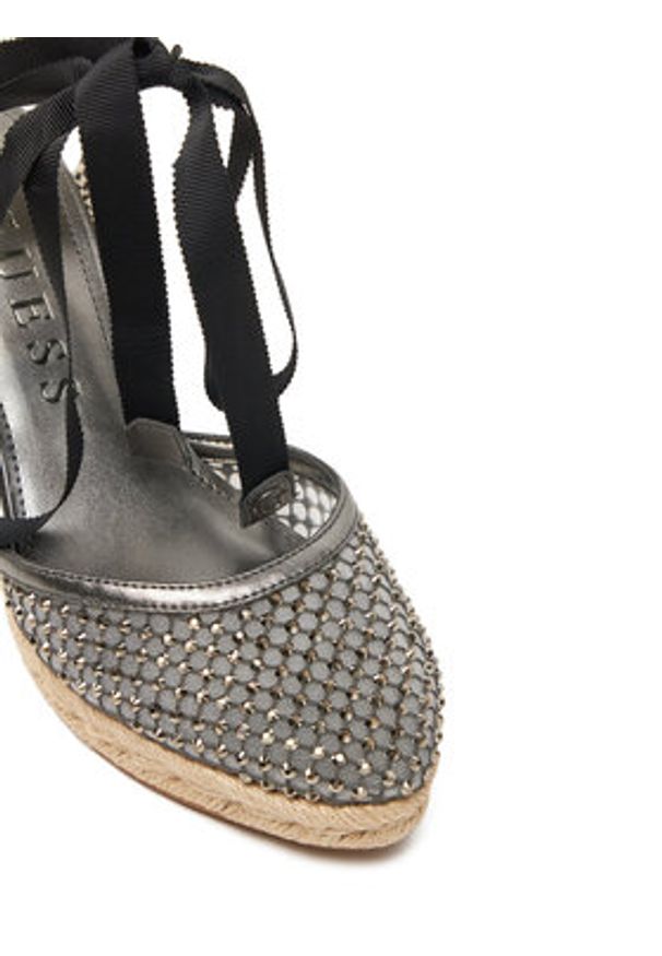 Guess Espadryle FLJCHA FAB04 Szary. Kolor: szary. Materiał: materiał