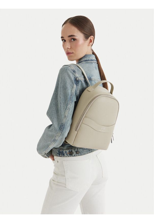 Armani Exchange Plecak XW000924 AF13676 U6275 Beżowy. Kolor: beżowy. Materiał: skóra