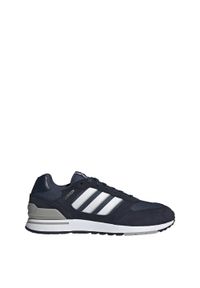 Adidas - Run 80s Shoes. Kolor: czarny, biały, niebieski, wielokolorowy. Materiał: guma. Sport: bieganie