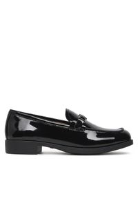 Love Moschino - LOVE MOSCHINO Loafersy JA10012G1MIH000B Czarny. Kolor: czarny. Materiał: skóra #1