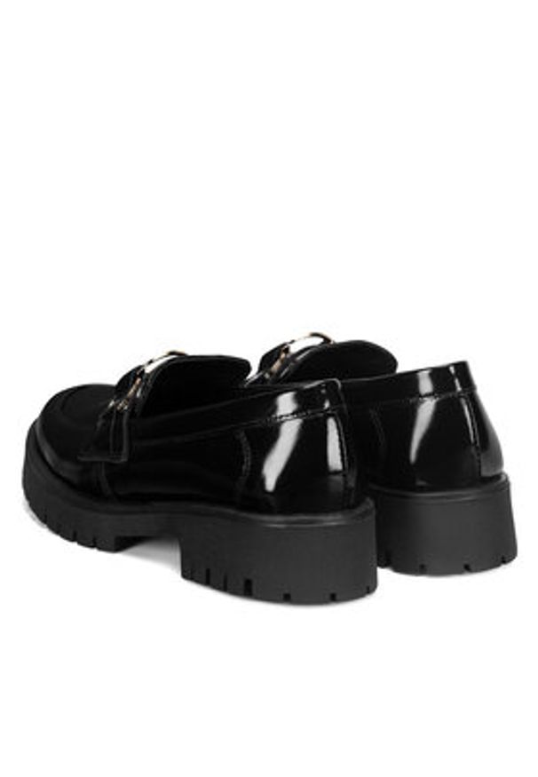 Sergio Bardi Loafersy ARC-E1091-01SB Czarny. Kolor: czarny. Materiał: lakier, skóra