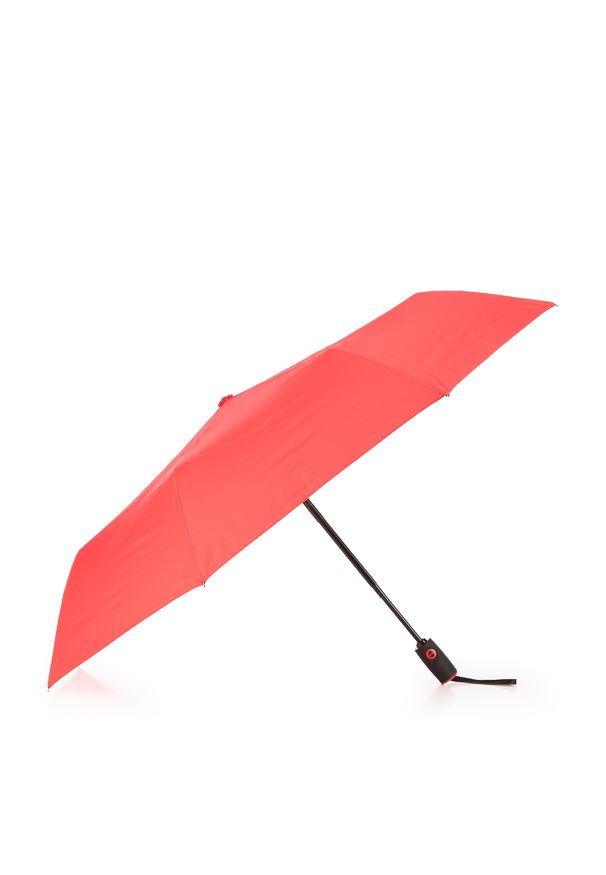 Wittchen - Parasol automatyczny prosty czerwony. Kolor: czerwony. Materiał: poliester, włókno