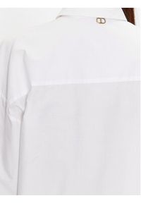 TwinSet - TWINSET Koszula 231TT2303 Biały Relaxed Fit. Kolor: biały. Materiał: bawełna