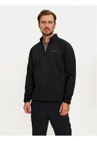 Marmot Bluza techniczna Leconte M15382 Czarny Regular Fit. Kolor: czarny. Materiał: syntetyk