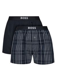BOSS Komplet 2 par bokserek 50535781 Granatowy. Kolor: niebieski. Materiał: bawełna #8
