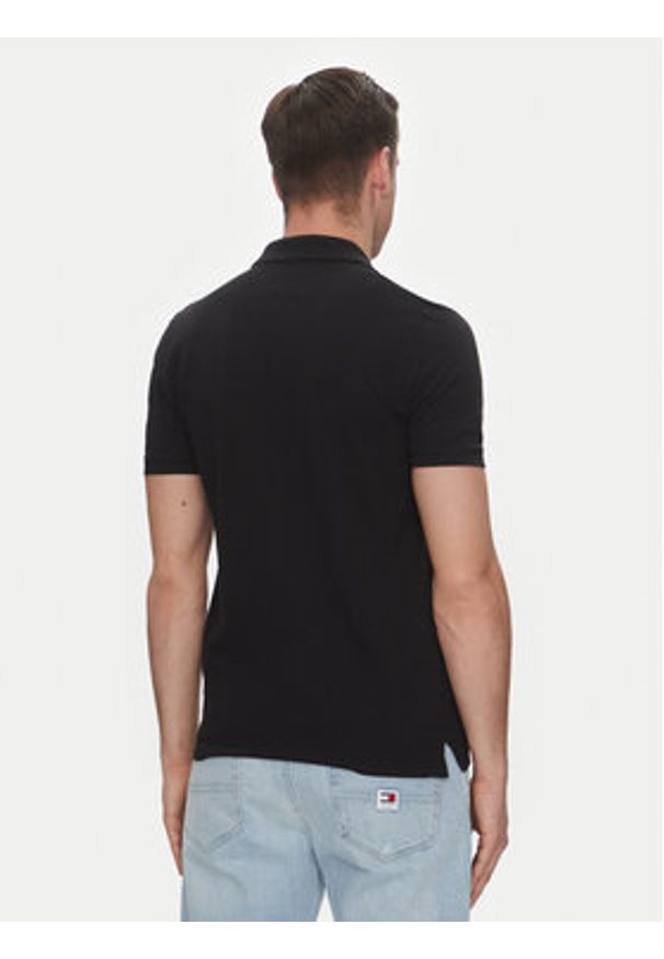 Schott NYC Polo PSCASUAL Czarny Regular Fit. Typ kołnierza: polo. Kolor: czarny. Materiał: bawełna