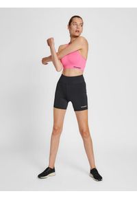 Damski bezszwowy biustonosz sportowy Hummel Tif. Kolor: różowy. Sport: joga i pilates, fitness #2