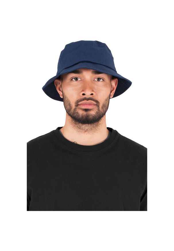 FLEXFIT - Kapelusz Flexfit cotton twill. Kolor: niebieski. Styl: casual