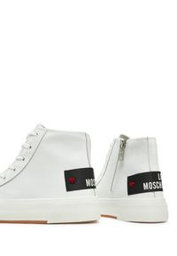 Love Moschino - LOVE MOSCHINO Trampki JA15022G1MIA0100 Biały. Kolor: biały. Materiał: skóra #6