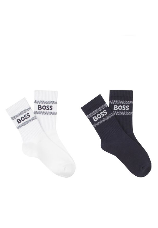 Skarpety długie BOSS. Wzór: kolorowy