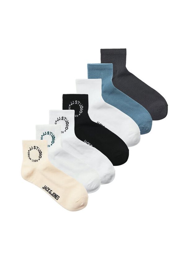 Jack & Jones Skarpety długie Marcus 12269363 Kolorowy. Materiał: materiał, bawełna. Wzór: kolorowy