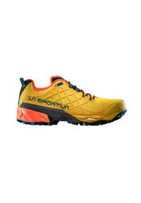 LA SPORTIVA - Buty do biegania męskie La Sportiva La Akyra Ii 2024. Kolor: pomarańczowy, wielokolorowy, żółty. Materiał: syntetyk, materiał. Szerokość cholewki: normalna