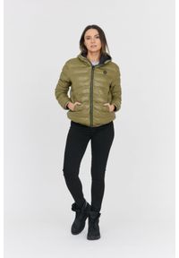 Blauer USA - BLAUER Czarno-zielona damska dwustronna kurtka Stella reversible down jacket, Rozmiar L. Kolor: zielony #7