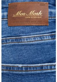 Mos Mosh Jeansy Vice damskie medium waist. Kolor: niebieski #3