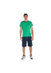 LEONE 1947 APPAREL - Męski garnitur Academy. Kolor: zielony, niebieski, wielokolorowy. Materiał: tkanina, dresówka