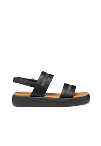 Geox - Sandały GEOX D CAMALEI Czarny. Kolor: czarny. Materiał: syntetyk