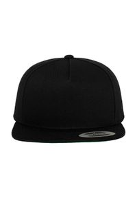 CLASSIC - 5 Panel Snapback Cap. Kolor: czarny