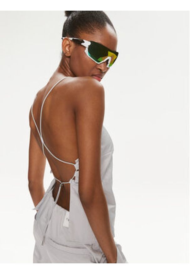 Calvin Klein Jeans Top Parachute J20J223131 Szary Relaxed Fit. Kolor: szary. Materiał: syntetyk