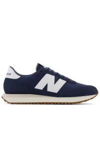 Buty New Balance MS237GB - granatowe. Okazja: na co dzień. Zapięcie: sznurówki. Kolor: niebieski. Materiał: zamsz, guma. Szerokość cholewki: normalna #1