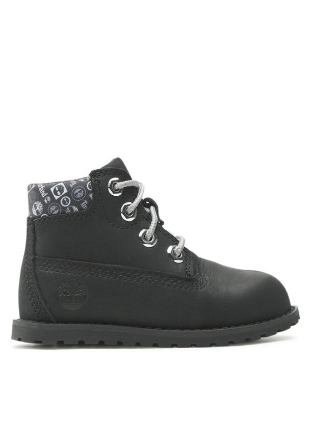 Timberland Trapery Pokey Pine 6in Boot TB0A2N2R015 Czarny. Kolor: czarny. Materiał: nubuk, skóra