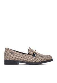 Rieker Loafersy CEO-46264-60 Beżowy. Kolor: beżowy. Materiał: materiał #1