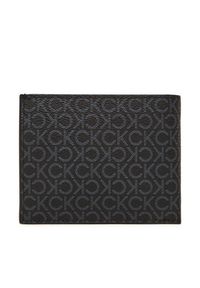 Calvin Klein Portfel męski Ck Must Mono Billfold W/ Coin LV04D1038G Czarny. Kolor: czarny. Materiał: skóra
