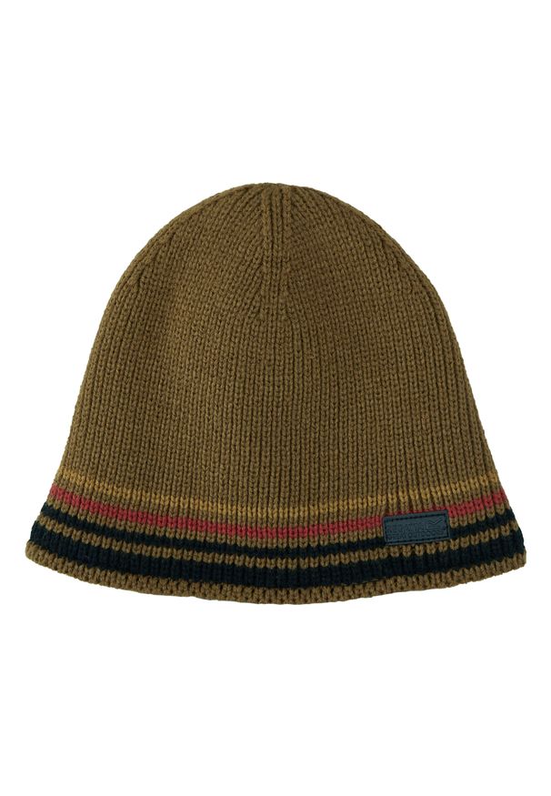 Regatta - Czapka Męska W Paski Balton IV. Kolor: niebieski, wielokolorowy, brązowy. Wzór: paski. Styl: sportowy