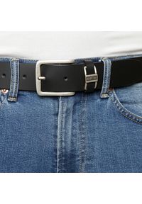 Big Star Accessories - Czarny Skórzany Pasek Męski Big Star. Kolor: czarny. Materiał: skóra. Styl: casual, klasyczny #5