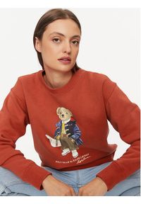 Polo Ralph Lauren Bluza 211910127001 Czerwony Regular Fit. Typ kołnierza: polo. Kolor: czerwony. Materiał: bawełna #4