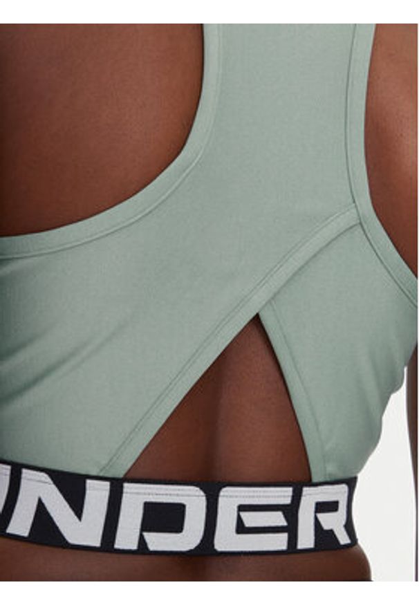 Under Armour Koszulka techniczna HeatGear 1388694 Zielony Slim Fit. Kolor: zielony. Materiał: syntetyk