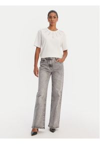 Morgan Jeansy 261-PIGRIM Szary Wide Leg. Kolor: szary #5