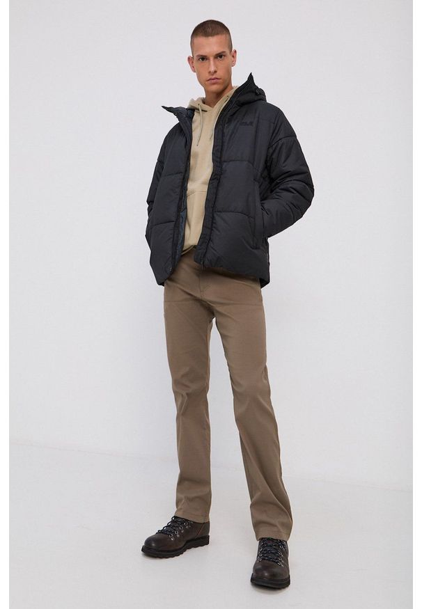 Wrangler - Spodnie ATG. Okazja: na co dzień. Kolor: szary. Materiał: tkanina. Styl: casual