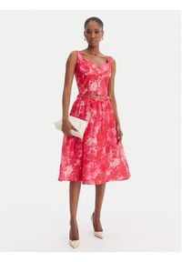 Fracomina Top FR25ST2024W775U6 Różowy Slim Fit. Kolor: różowy. Materiał: syntetyk #2