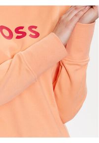 BOSS - Boss Bluza C_Ela 50468357 Pomarańczowy Regular Fit. Kolor: pomarańczowy. Materiał: bawełna #5