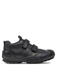 Geox Sneakersy J Savage A J0424A 00043 C9999 S Czarny. Kolor: czarny. Materiał: skóra #1