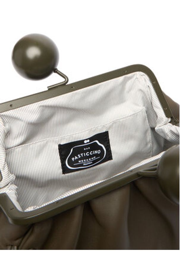 Weekend Max Mara Torebka 2615511144650 Khaki. Kolor: brązowy. Materiał: skórzane