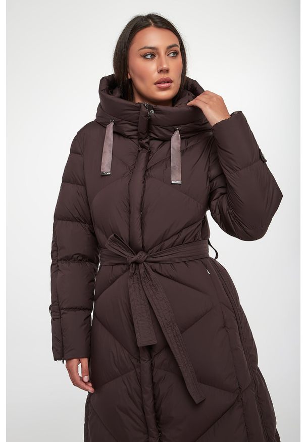 Płaszcz damski puchowa DIEGO M. Materiał: puch