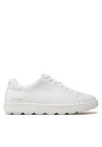 Geox Sneakersy U Spherica Ecub-1 U45GPC 00085 C1000 Biały. Kolor: biały. Materiał: skóra