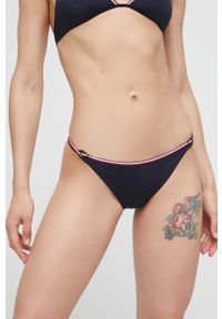 TOMMY HILFIGER - Tommy Hilfiger figi kąpielowe kolor granatowy. Kolor: niebieski. Materiał: włókno, materiał #1